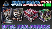 Load image into Gallery viewer, 25% CHANCE Filler for Group Break # VG 406 - Optic, Deca, Phoenix
