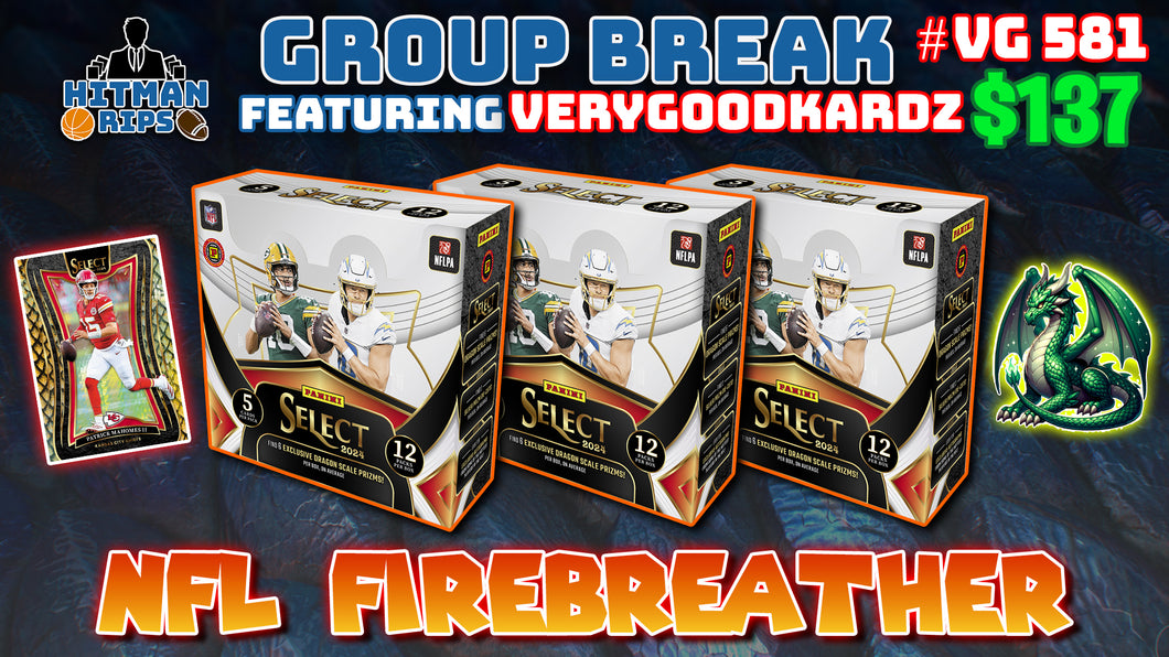 Group Break # VG 581 - NFL Firebreather