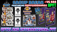 Load image into Gallery viewer, TEAM FILLER for Group Break # VG 588 - Optic and International PYT
