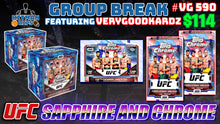 Load image into Gallery viewer, 25% CHANCE Filler for Group Break # VG 590 - UFC Sapphire and Chrome
