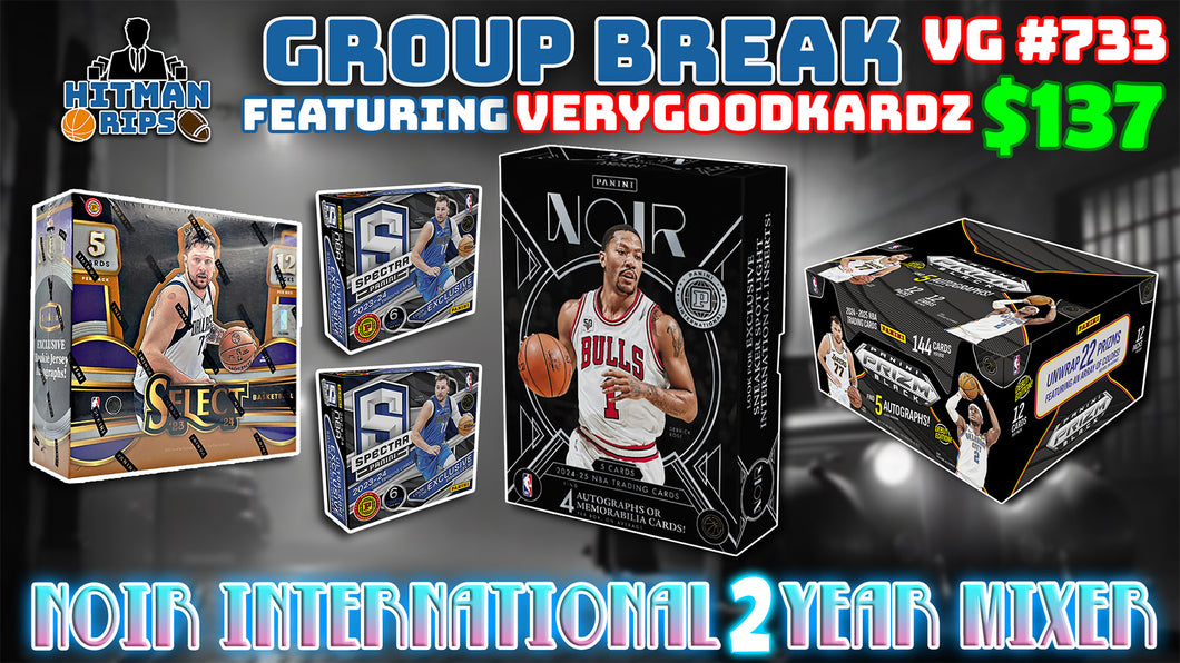 Group Break # VG 733 - Noir International 2 Year Mixer