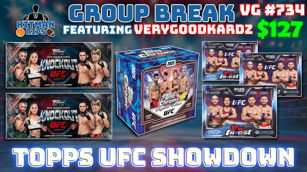 Group Break # VG 734 - Topps UFC Showdown