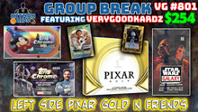 Load image into Gallery viewer, 10% CHANCE FILLER for Group Break # VG 801 - Left Side Pixar Gold n Friends
