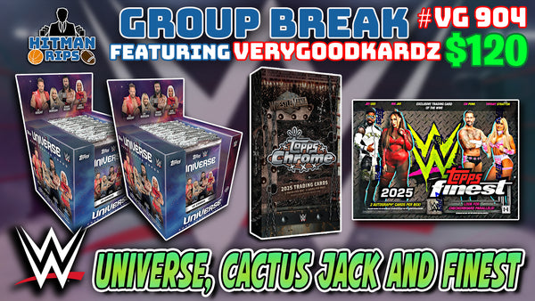 Group Break # VG 904 - WWE Universe, Cactus Jack and Finest