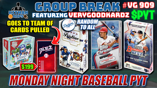 Group Break # VG 909 - Monday Night Baseball PYT (Dodgers Random)