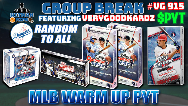 Group Break # VG 915 - MLB Warm Up PYT (Dodgers Random)