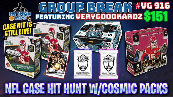 Group Break # VG 916 - NFL Case Hit Hunt w/Cosmic Packs