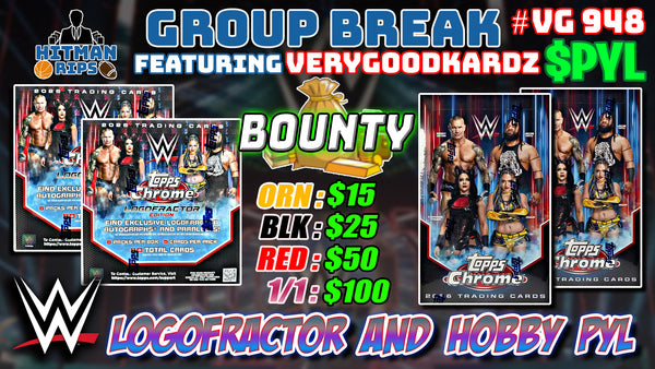 Group Break # VG 948 - WWE Logofractor and Hobby PYL