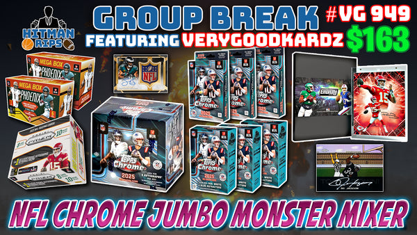 Group Break # VG 949 - NFL Chrome Jumbo Monster Mixer