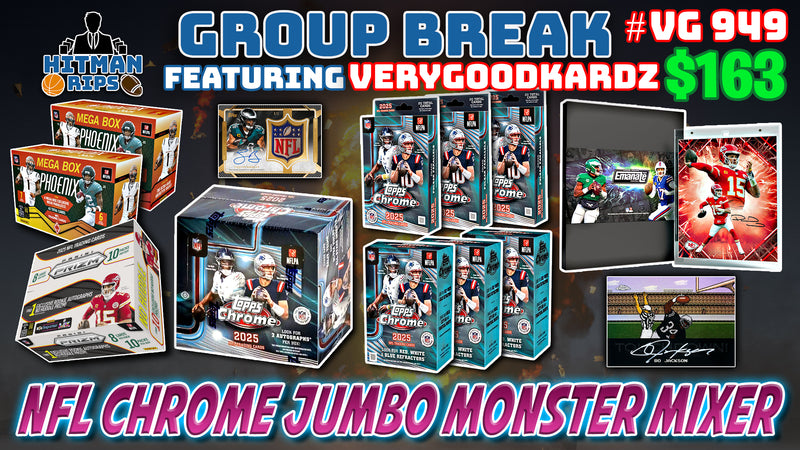 Group Break # VG 949 - NFL Chrome Jumbo Monster Mixer