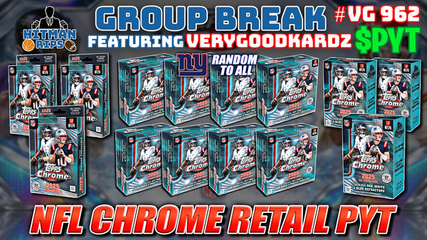 Group Break # VG 962  - NFL Chrome Retail PYT (Giants Random)