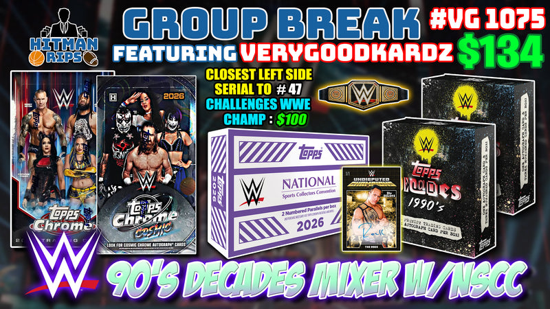 Group Break # VG 1075 - WWE 90's Decades Mixer w/NSCC