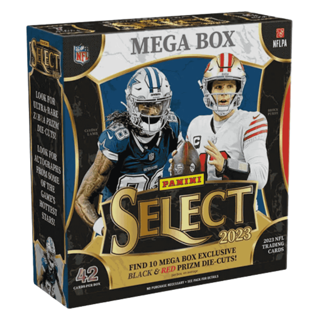 2023 Panini Select Football Mega Box (Black & Red Prizms!)