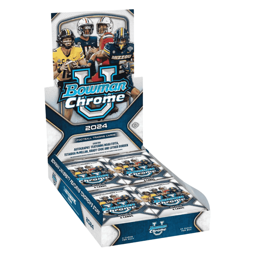 2024 Bowman University Chrome Football Hobby Box