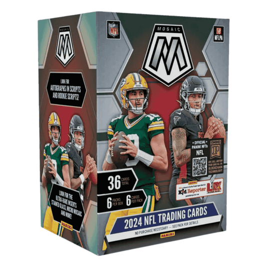  2024 Panini Mosaic Football Blaster Box (Orange Fluorescent Parallels)