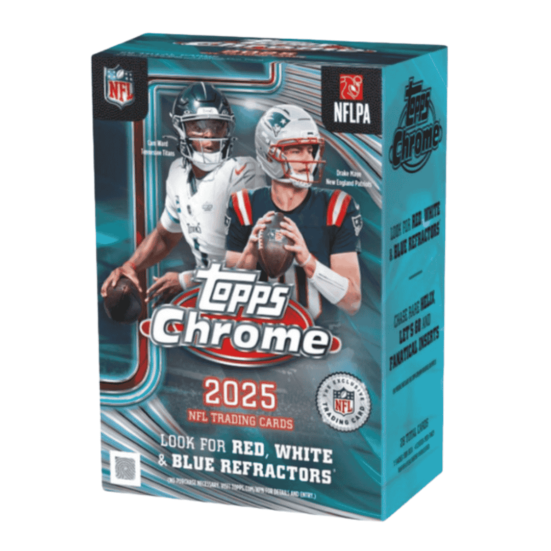 2025 Topps Chrome Football Blaster Box