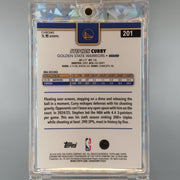2025 Topps Chrome Stephen Curry Gold Sparkle 50/50