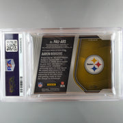 2025 Prizm Aaron Rodgers Red Shimmer Patch Auto /35 PSA 10 146896605