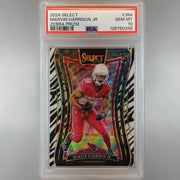 2024 Select Marvin Harrison Jr Zebra Prizm PSA 10 126750346