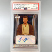 2024 Phantom Menace Sapphire Ewan Mcgregor Cast Autograph Black /10 PSA 10 136716221