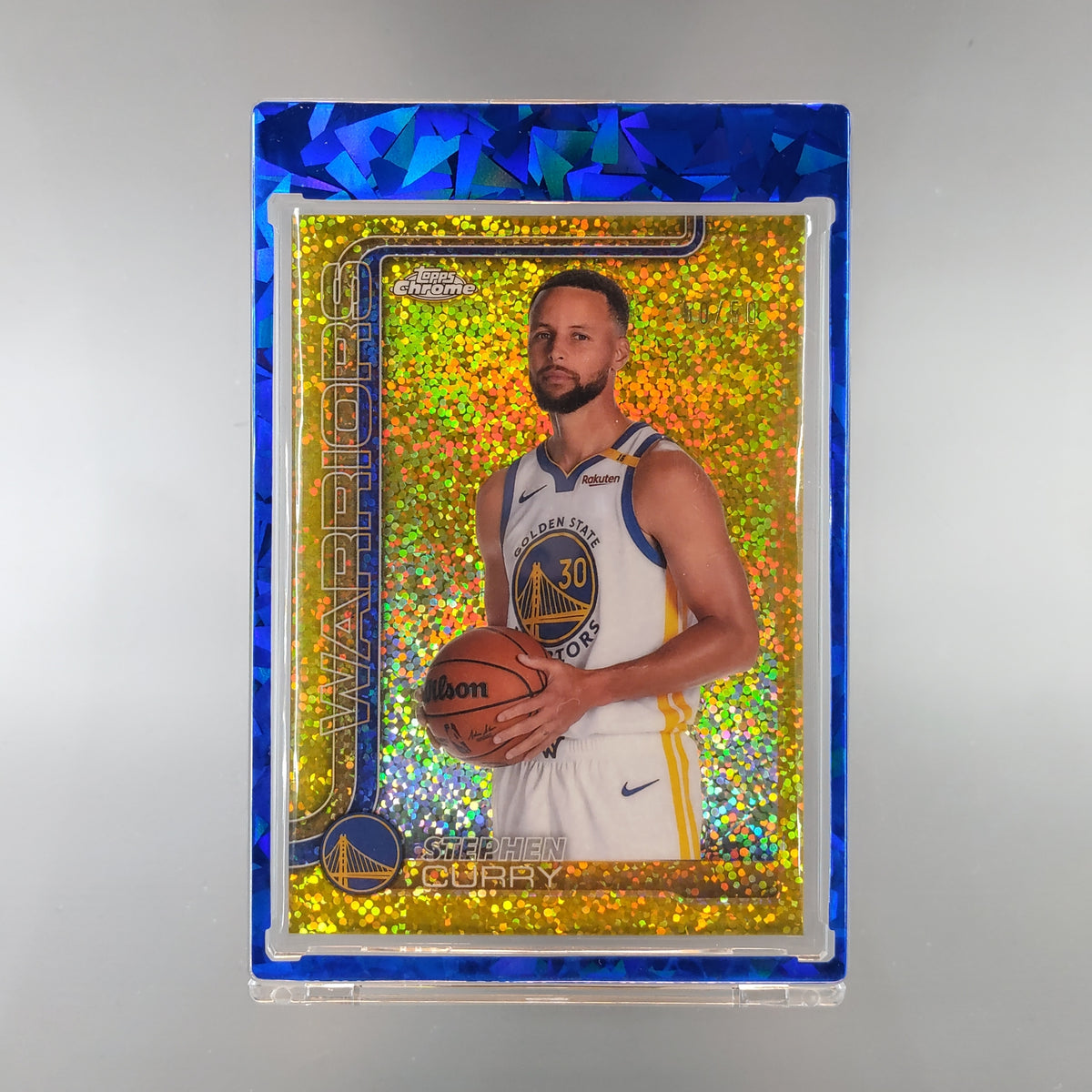 2025 Topps Chrome Stephen Curry Gold Sparkle 50/50