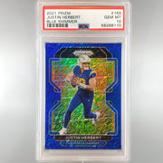 2021 Prizm Justin Herbert Blue Shimmer /25 PSA 10 68268110