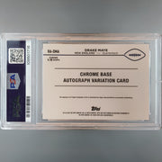 2024 Topps Chrome Drake Maye Auto Aqua /199 PSA 9 109501716