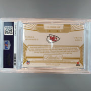 2024 Flawless Mahomes / Kelce Dual Diamond Mem Ruby /15 PSA 10 136723318