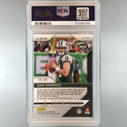2018 Prizm Sam Darnold Green Crystals Auto 30/49 PSA 9 127499763