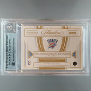 2021-22 Flawless Shai Gilgeous Alexander Patch Autographs Ruby BGS 8 0019724275
