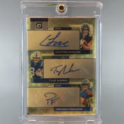 2025 Donruss Optic Loveland Warren Ferguson Rookie Triple Autographs Gold Vinyl 1/1