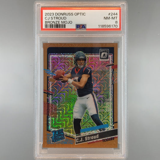 2023 Donruss Optic Cj Stroud Bronze Mojo PSA 8 118596170