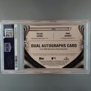 2024 Bowman's Best Skenes / Crews Dual Auto Red 3/5 PSA 10 104088946