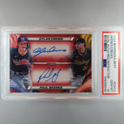2024 Bowman's Best Skenes / Crews Dual Auto Red 3/5 PSA 10 104088946
