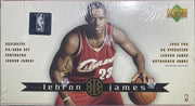 2003-04 Upper Deck LeBron James Basketball Set (box)