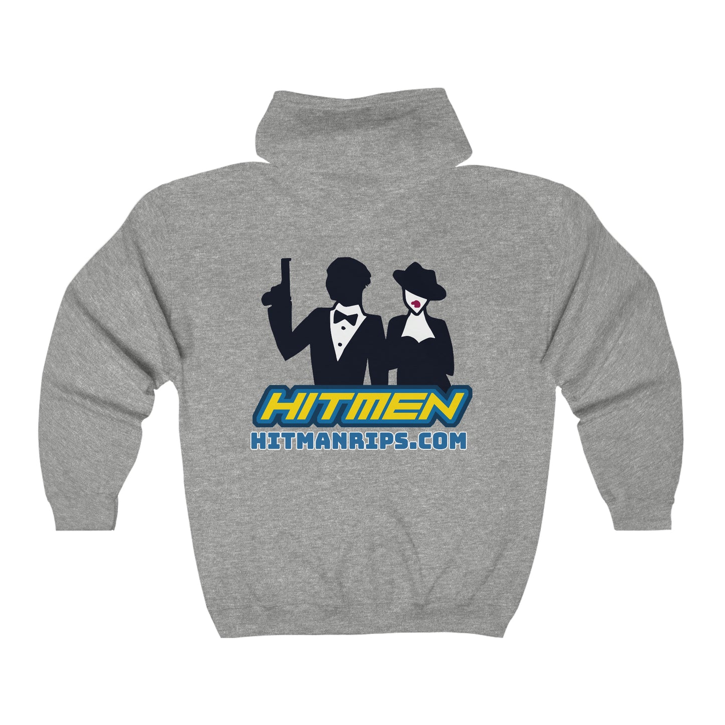 Hitmen Unisex Heavy Blend™ Full Zip Hooded Sweatshirt