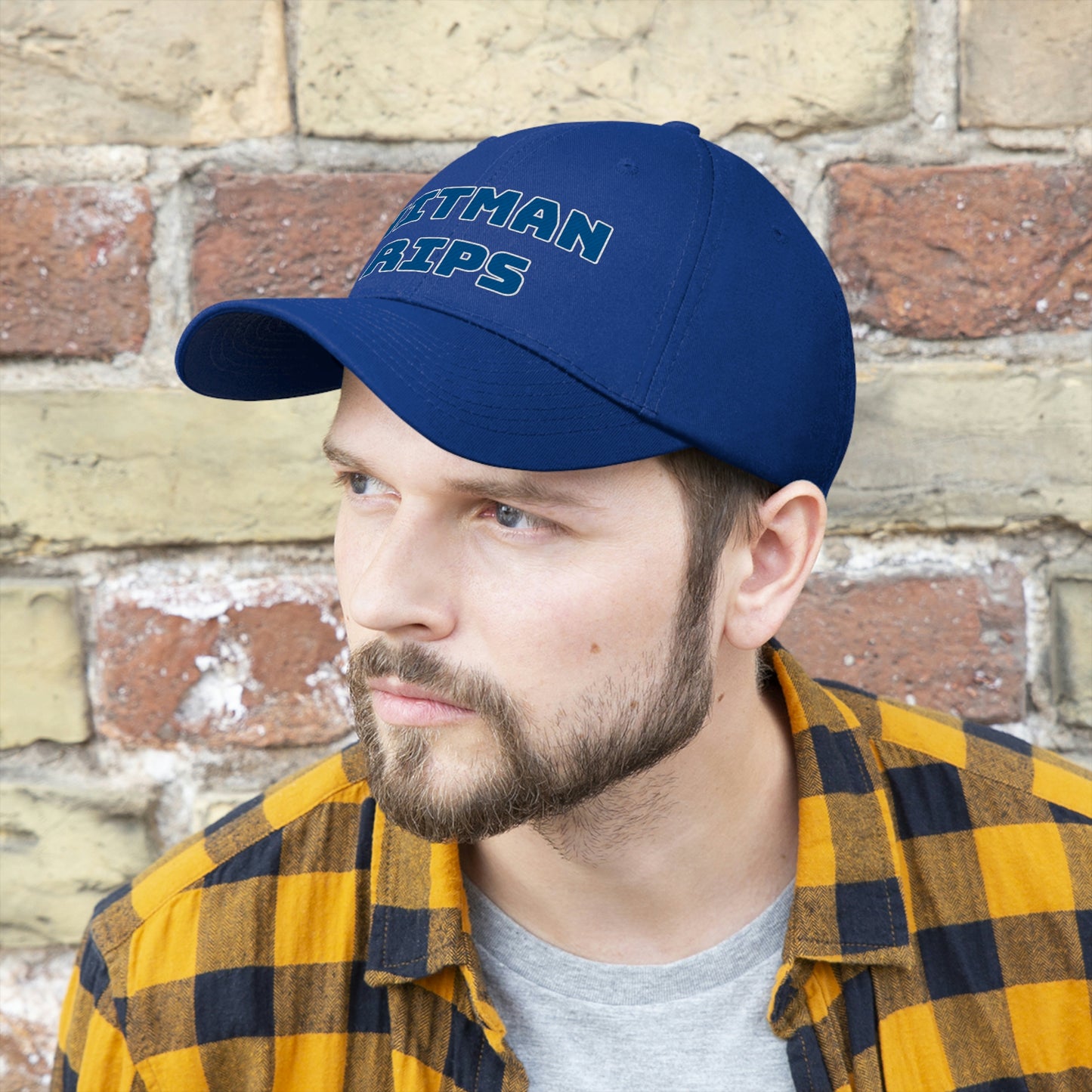 Blue Hitman Rips Twill Hat