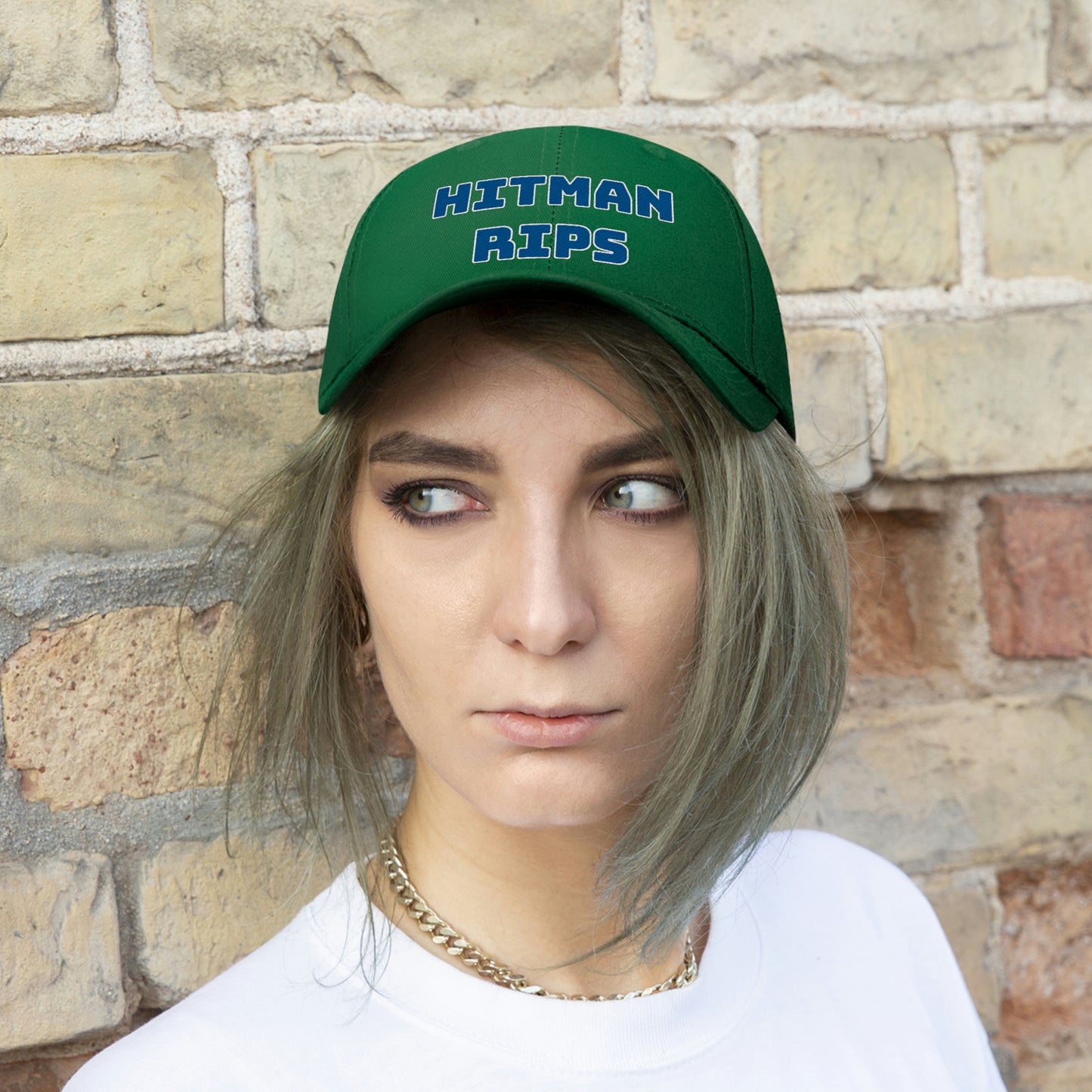 Blue Hitman Rips Twill Hat
