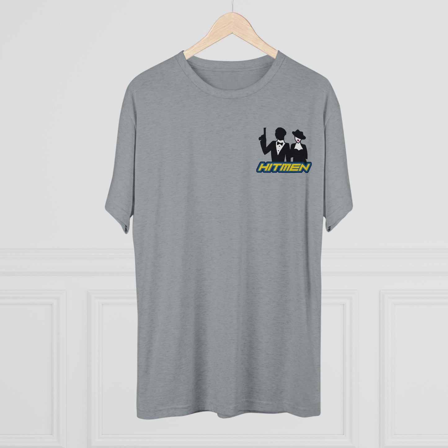 Hitmen Logo Tri-Blend Crew Tee