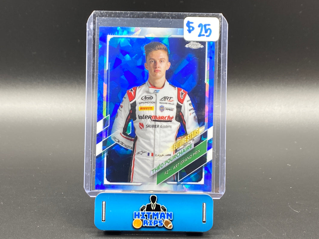2021 Topps Chrome Sapphire Theo Pourchaire