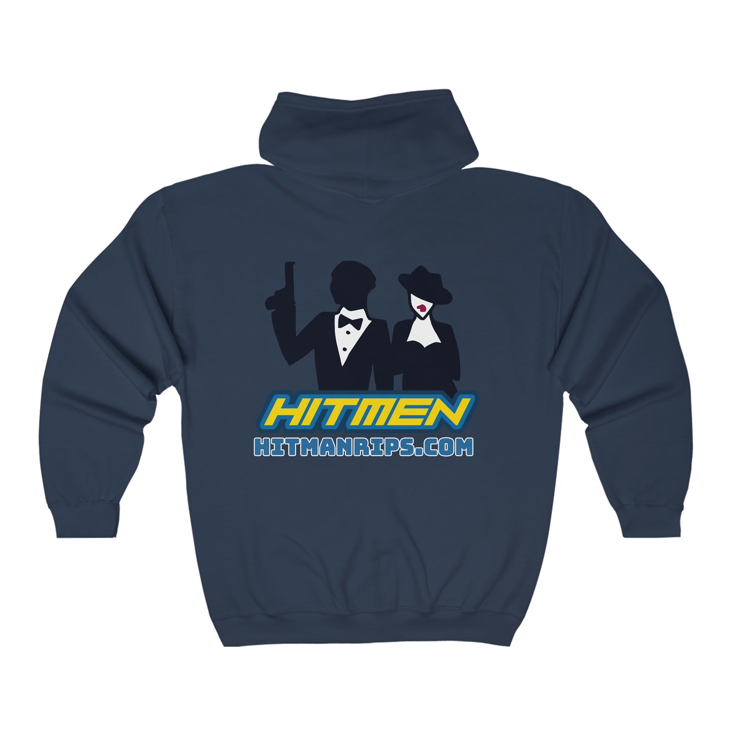 Hitmen Unisex Heavy Blend™ Full Zip Hooded Sweatshirt