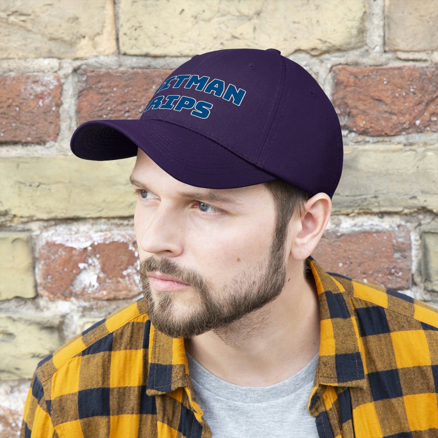 Blue Hitman Rips Twill Hat