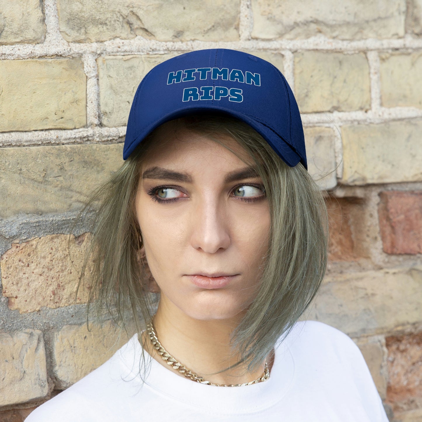 Blue Hitman Rips Twill Hat