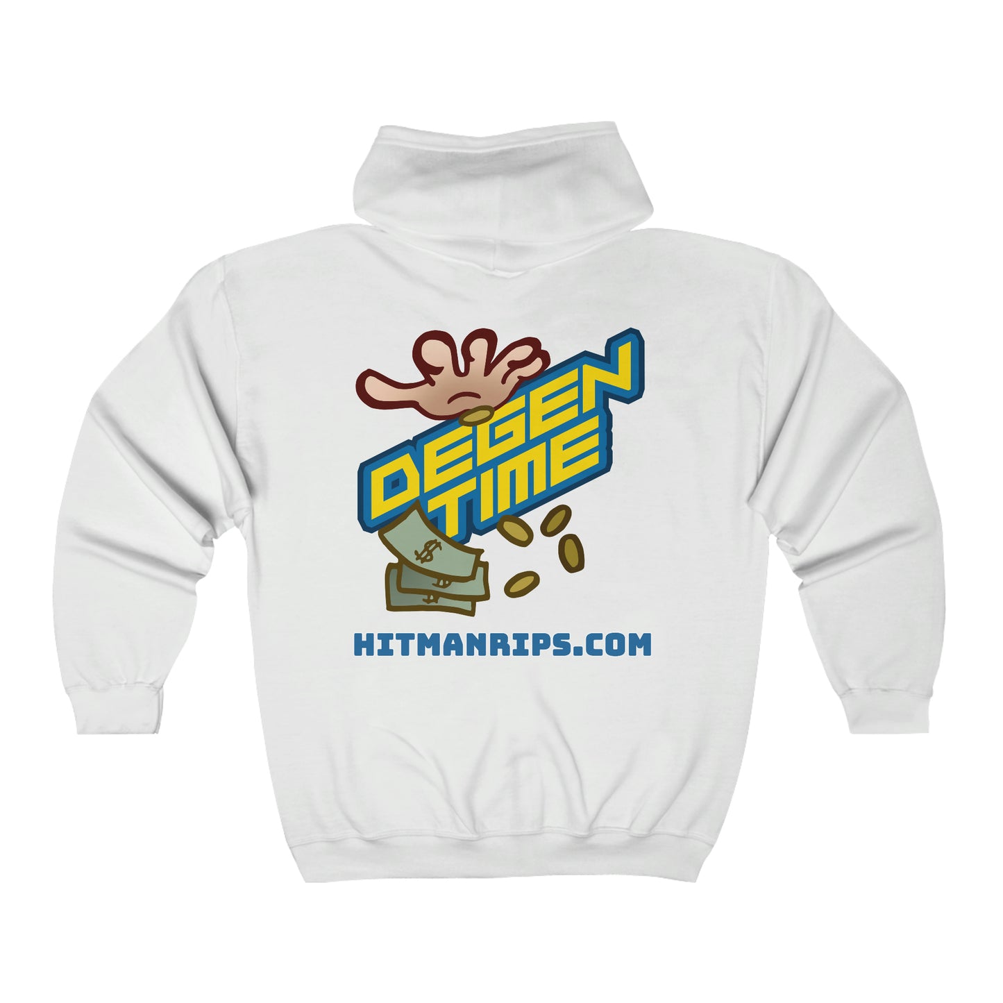 Degen Time Unisex Heavy Blend™ Full Zip Hooded Sweatshirt