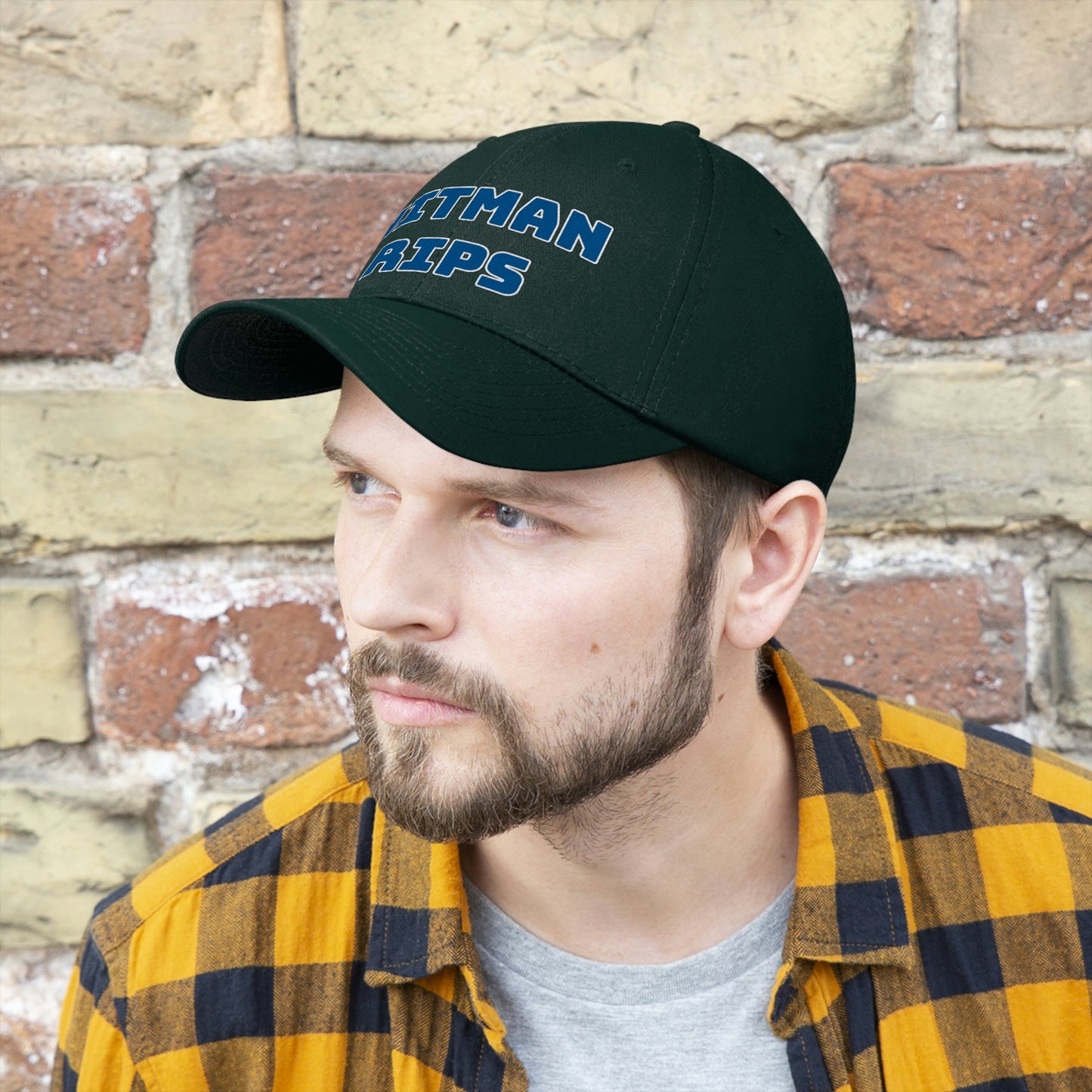 Blue Hitman Rips Twill Hat