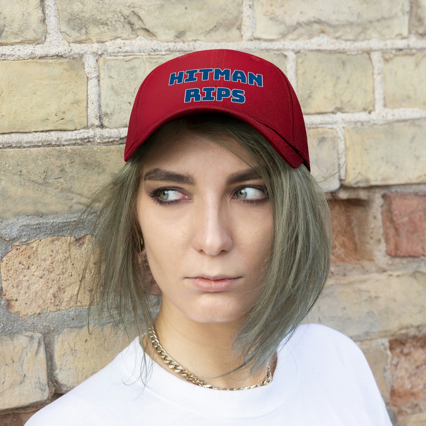 Blue Hitman Rips Twill Hat