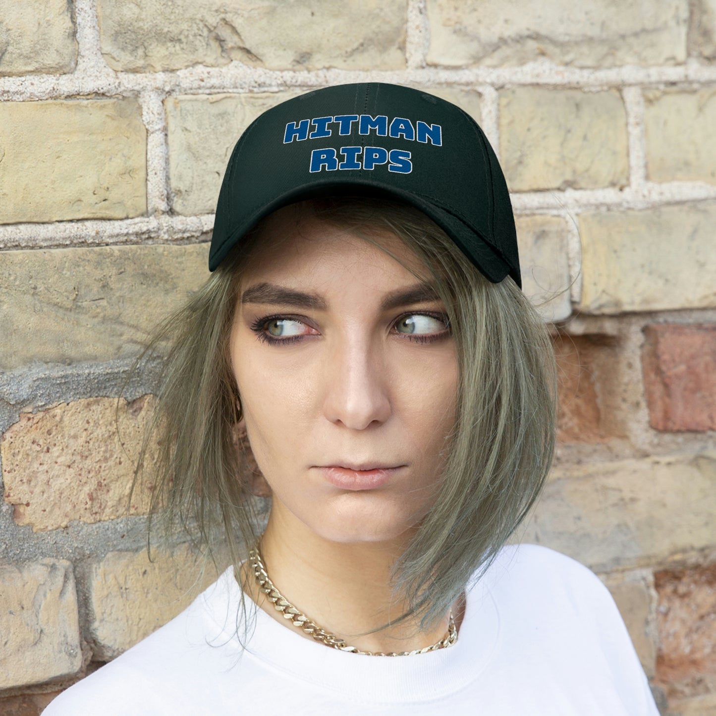 Blue Hitman Rips Twill Hat