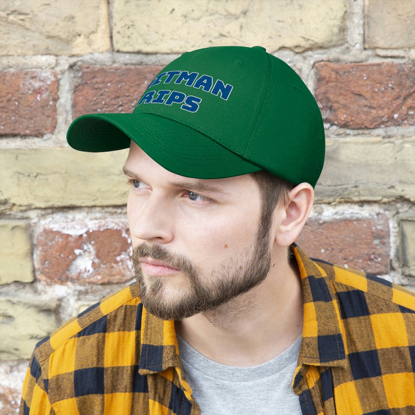 Blue Hitman Rips Twill Hat