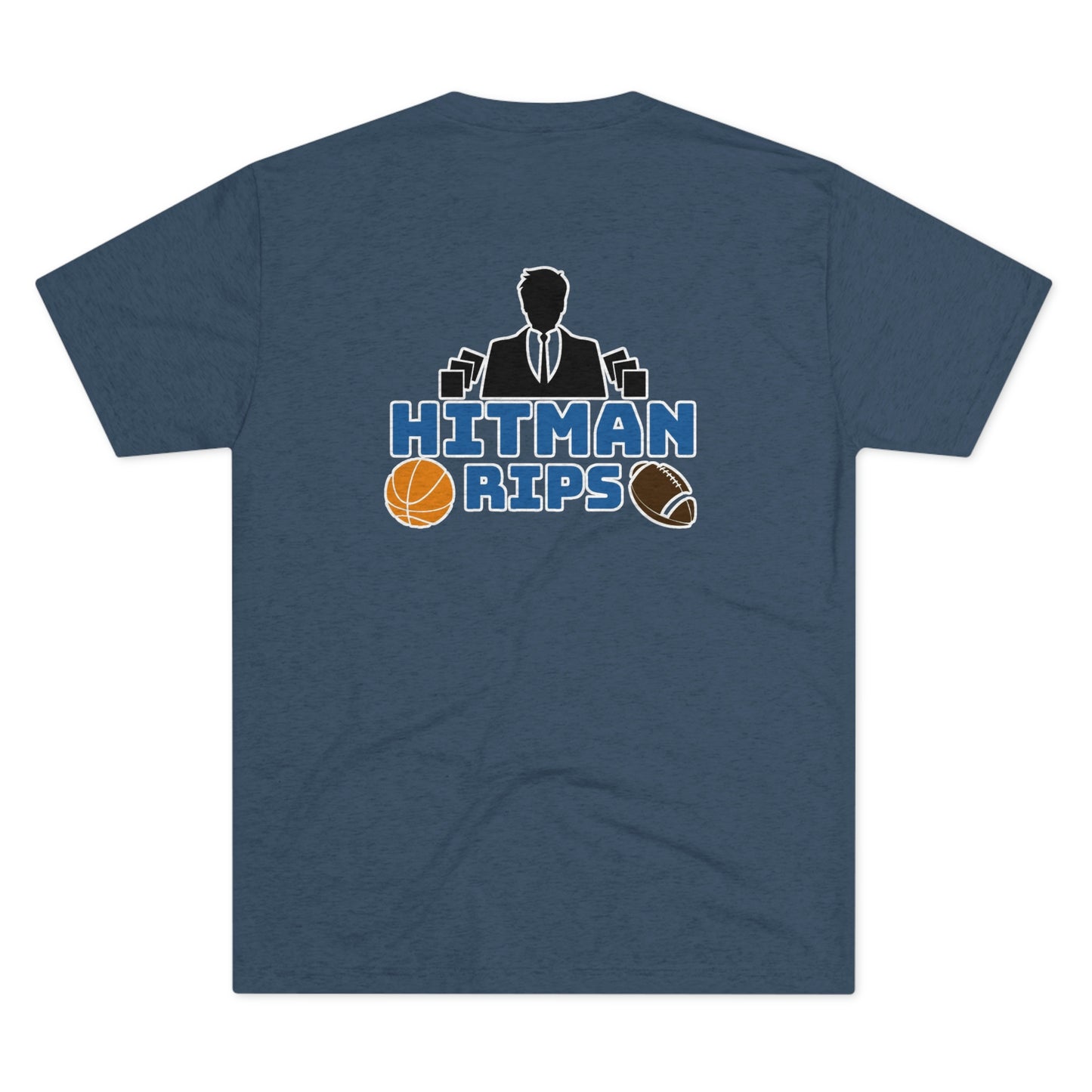 Hitmen Logo Tri-Blend Crew Tee